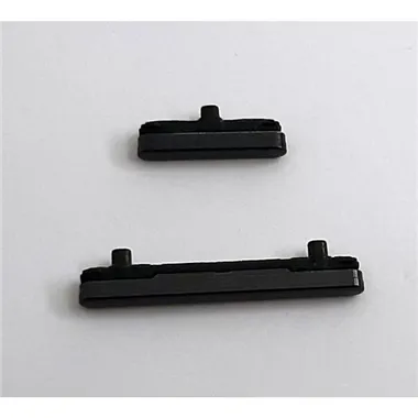 Set 2 botones negros para Samsung Galaxy S22 Ultra S908 calidad premium