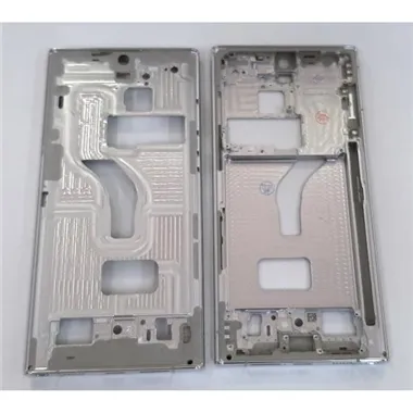 Carcasa central o marco plata para Samsung Galaxy S22 Ultra SM-S908U calidad premium