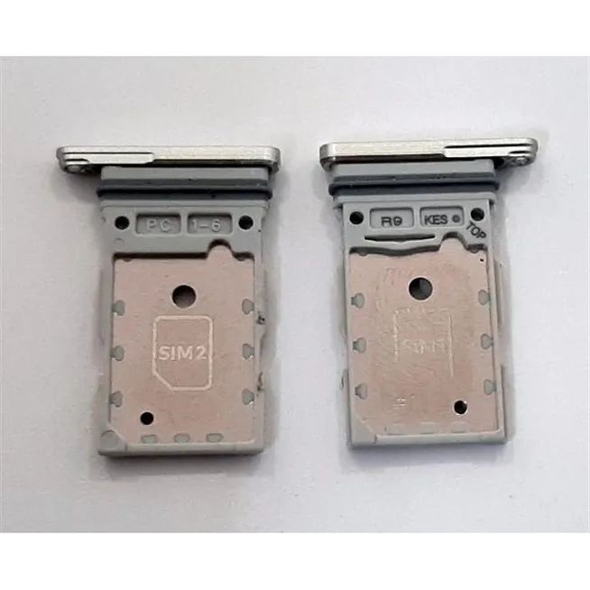 Soporte o bandeja dual sim blanca para Samsung Galaxy S22 Ultra s908 calidad premium