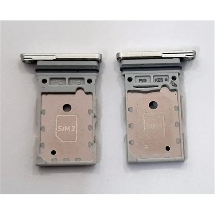 Soporte o bandeja dual sim blanca para Samsung Galaxy S22 Ultra s908 calidad premium