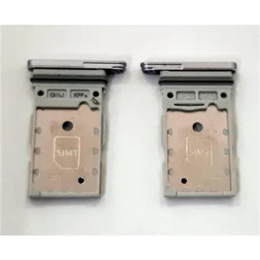 Soporte o bandeja dual sim purpura para Samsung Galaxy S22 Ultra s908 calidad premium