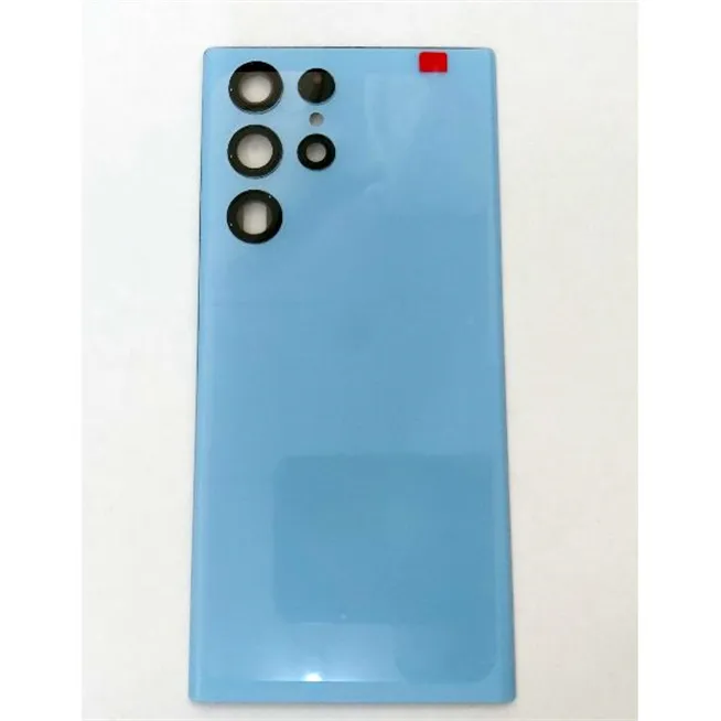 Tapa trasera o tapa bateria azul para Samsung Galaxy S22 Ultra SM-S908U mas cubierta camara