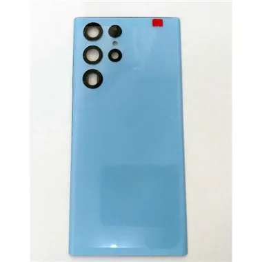 Tapa trasera o tapa bateria azul para Samsung Galaxy S22 Ultra SM-S908U mas cubierta camara