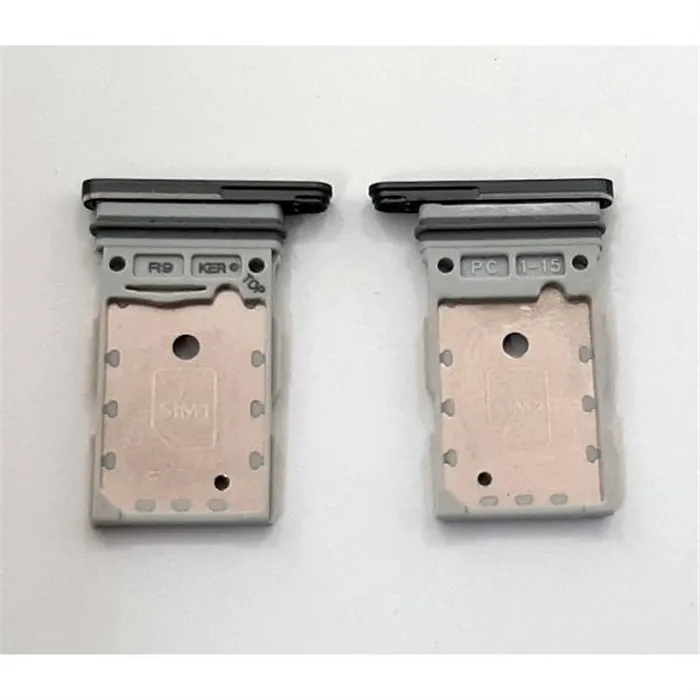 Soporte o bandeja dual sim negra para Samsung Galaxy S22 Ultra s908 calidad premium