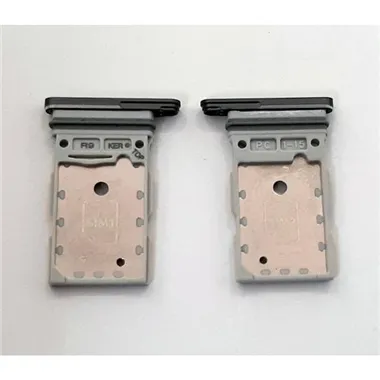 Soporte o bandeja dual sim negra para Samsung Galaxy S22 Ultra s908 calidad premium