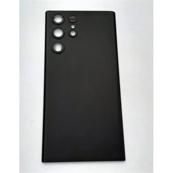 Tapa trasera o tapa bateria negra para Samsung Galaxy S22 Ultra SM-S908U mas cubierta camara