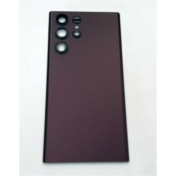 Tapa trasera o tapa bateria purpura para Samsung Galaxy S22 Ultra SM-S908U mas cubierta camara