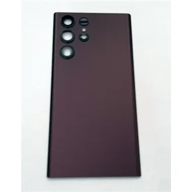 Tapa trasera o tapa bateria purpura para Samsung Galaxy S22 Ultra SM-S908U mas cubierta camara
