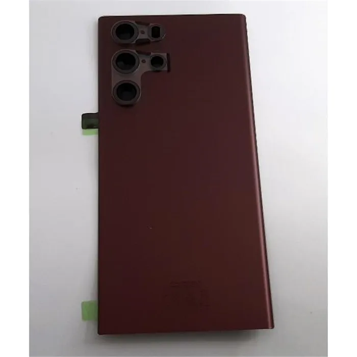 Tapa trasera o tapa bateria burdeos para Samsung Galaxy S22 Ultra SM-S908B GH82-27457B Service Pack