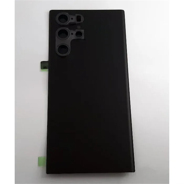 Tapa trasera o tapa bateria negra para Samsung Galaxy S22 Ultra SM-S908B GH82-27457A Service Pack
