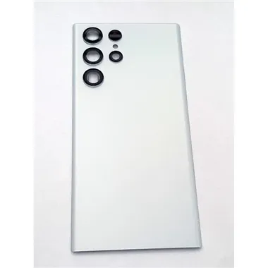 Tapa trasera o tapa bateria blanca para Samsung Galaxy S22 Ultra SM-S908U mas cubierta camara