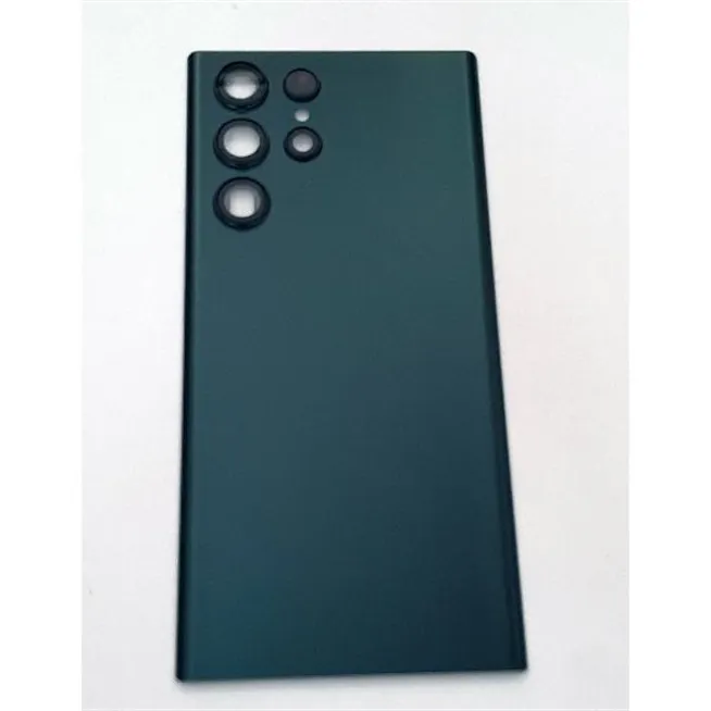 Tapa trasera o tapa bateria verde para Samsung Galaxy S22 Ultra SM-S908U mas cubierta camara