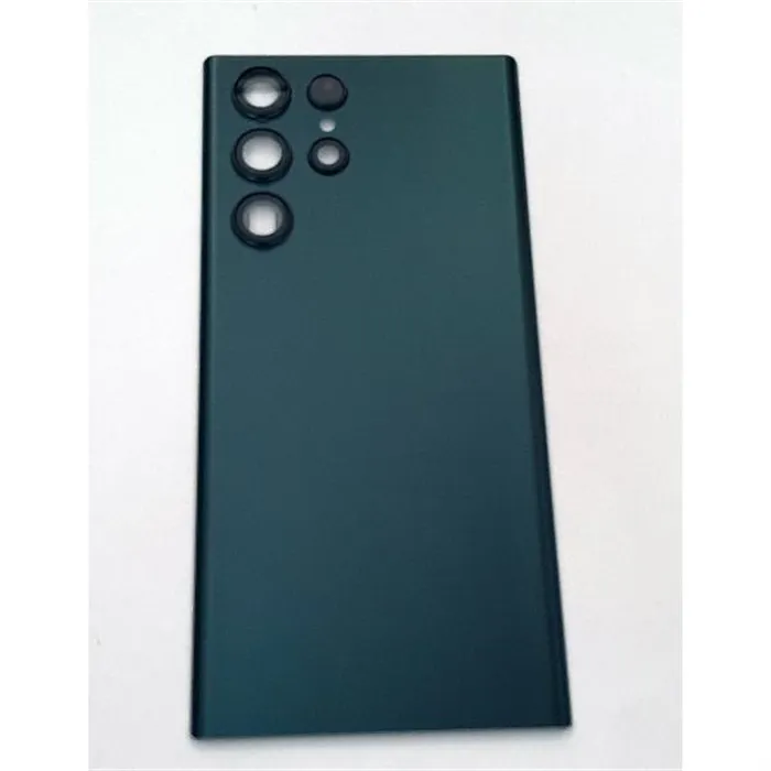 Tapa trasera o tapa bateria verde para Samsung Galaxy S22 Ultra SM-S908U mas cubierta camara