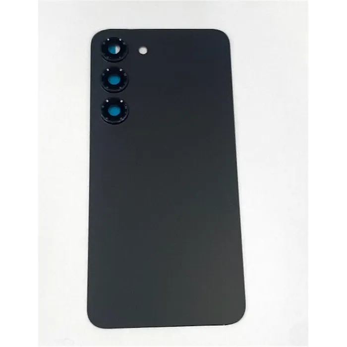 Tapa trasera o tapa bateria negra para Samsung Galaxy S23 SM-S911 mas cubierta camara