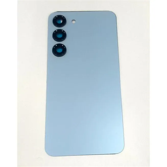 Tapa trasera o tapa bateria azul para Samsung Galaxy S23 SM-S911 mas cubierta camara