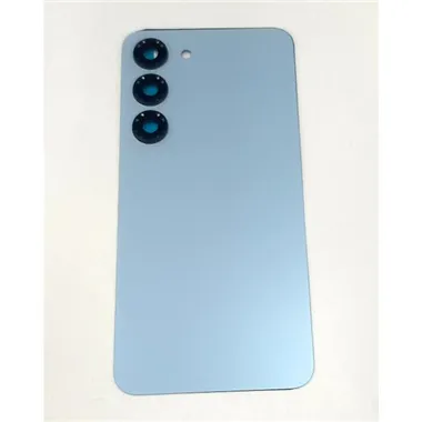 Tapa trasera o tapa bateria azul para Samsung Galaxy S23 SM-S911 mas cubierta camara