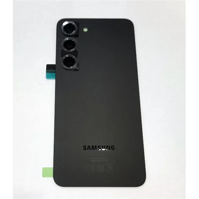Tapa trasera o tapa bateria negra para Samsung Galaxy S23 SM-911 GH82-30393A mas cubierta camara Service Pack