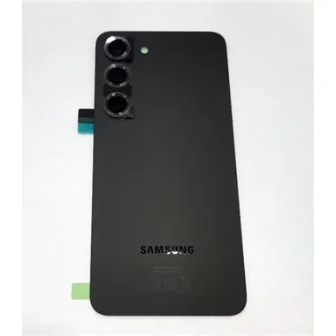 Tapa trasera o tapa bateria negra para Samsung Galaxy S23 SM-911 GH82-30393A mas cubierta camara Service Pack