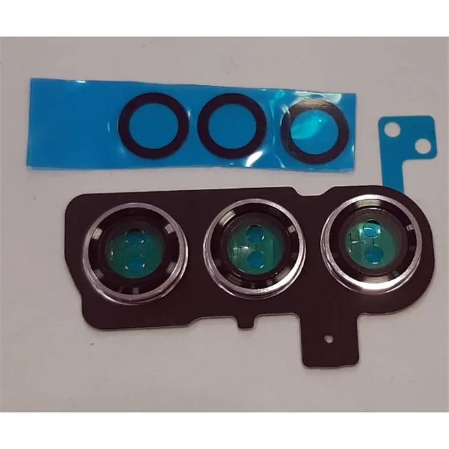 set 3 lente camara para Samsung Galaxy S23 SM-S911 mas cubierta camara morada calidad premium