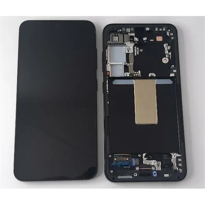 Pantalla lcd para Samsung Galaxy S23 SM-S911B mas tactil negro mas marco grafito Service Pack GH82-30481E GH82-3048