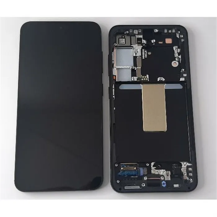 Pantalla lcd para Samsung Galaxy S23 SM-S911B mas tactil negro mas marco grafito Service Pack GH82-30481E GH82-3048