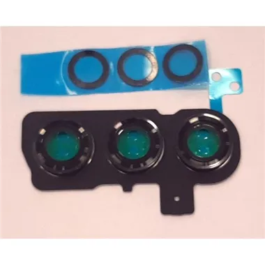 set 3 Lente camara para Samsung Galaxy S23 S911B mas cubierta negra calidad premium
