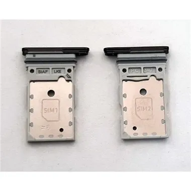 Soporte o bandeja dual sim negra para Samsung Galaxy S23 Plus SM-S916 calidad premium