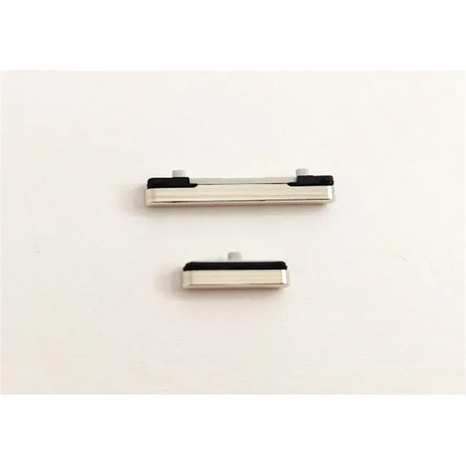 Set 2 botones plata para Samsung Galaxy S23 S911B S23 Plus S916B calidad premium