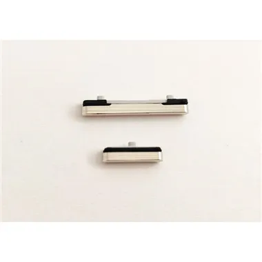 Set 2 botones plata para Samsung Galaxy S23 S911B S23 Plus S916B calidad premium