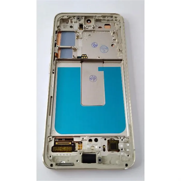 Pantalla lcd para Samsung Galaxy S23 S911B mas tactil negro con marco blanco calidad Oled