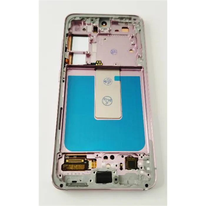 Pantalla lcd para Samsung Galaxy S23 S911B mas tactil negro con marco morado calidad Oled