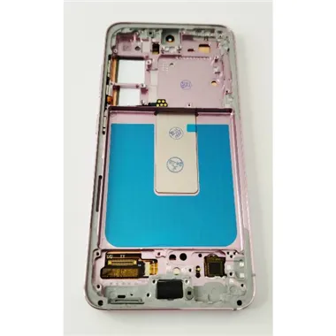 Pantalla lcd para Samsung Galaxy S23 S911B mas tactil negro con marco morado calidad Oled