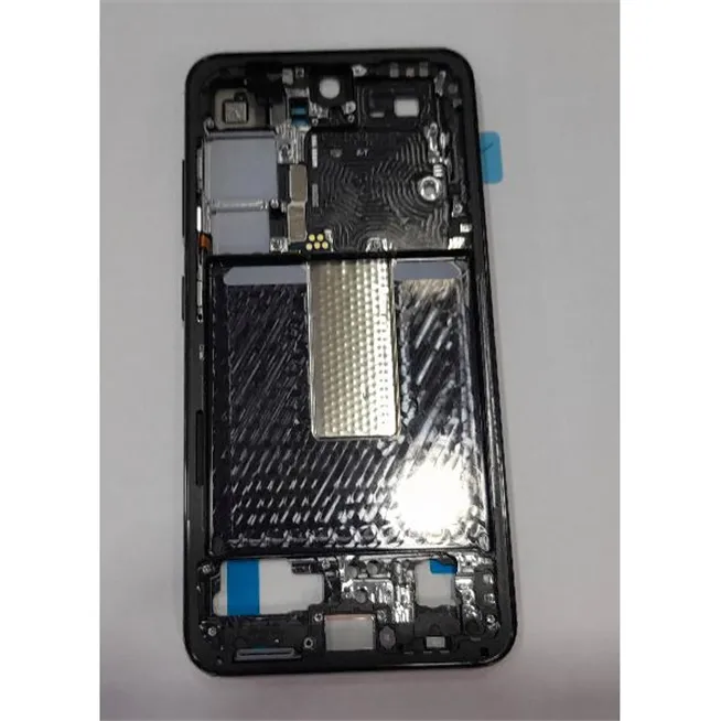 Carcasa central o marco negro para Samsung Galaxy S23 SM-911 GH96-15624A Service Pack
