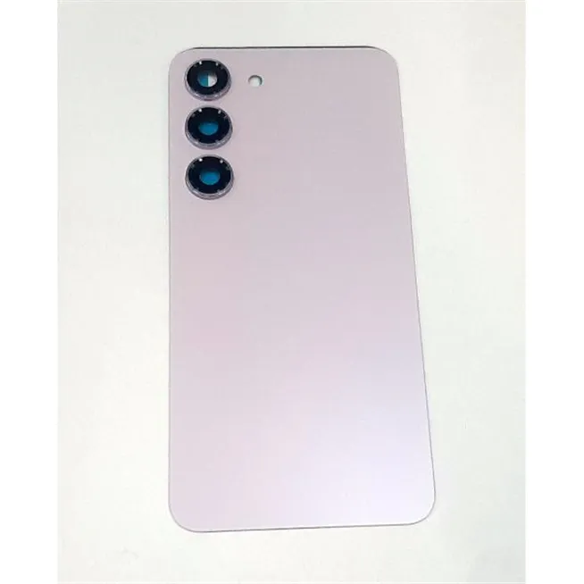 Tapa trasera o tapa bateria rosa para Samsung Galaxy S23 SM-S911 mas cubierta camara