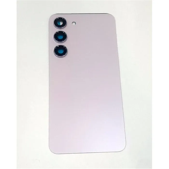 Tapa trasera o tapa bateria rosa para Samsung Galaxy S23 SM-S911 mas cubierta camara