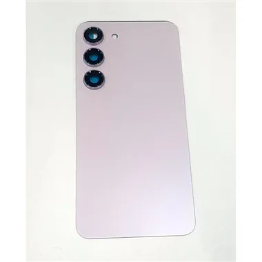 Tapa trasera o tapa bateria rosa para Samsung Galaxy S23 SM-S911 mas cubierta camara
