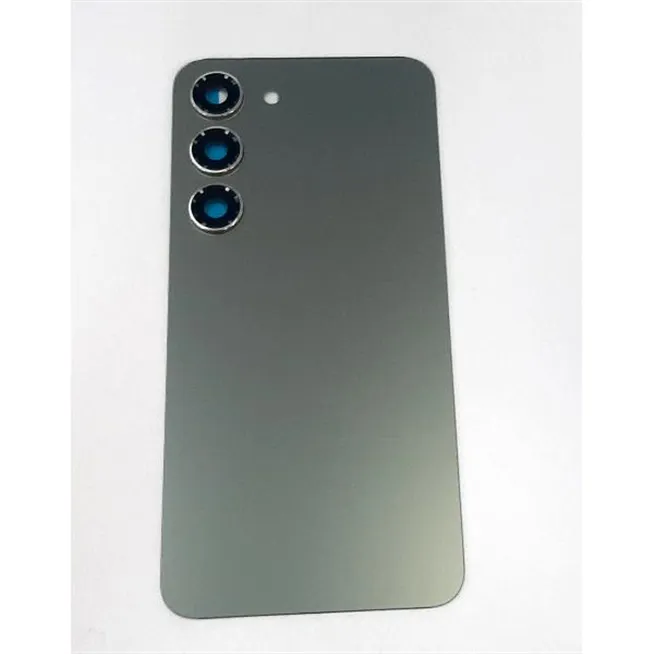 Tapa trasera o tapa bateria verde para Samsung Galaxy S23 SM-S911 mas cubierta camara