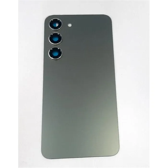 Tapa trasera o tapa bateria verde para Samsung Galaxy S23 SM-S911 mas cubierta camara