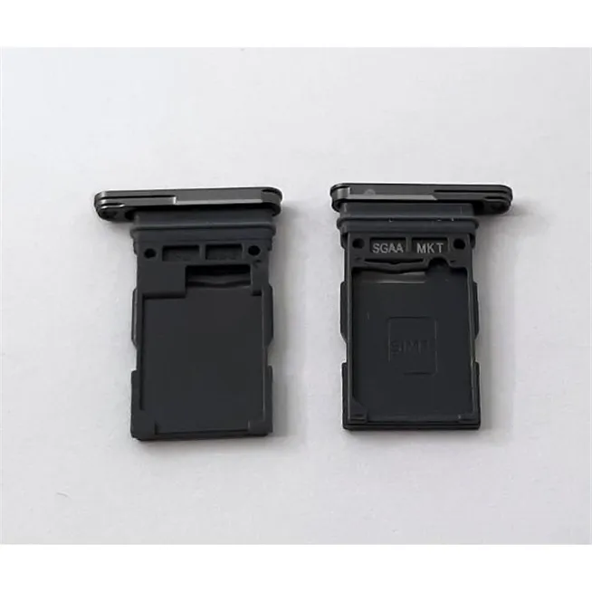Soporte o bandeja single sim negra para Samsung Galaxy S23 FE SM-S711 calidad premium