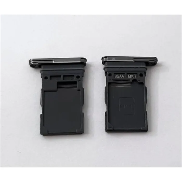 Soporte o bandeja single sim negra para Samsung Galaxy S23 FE SM-S711 calidad premium