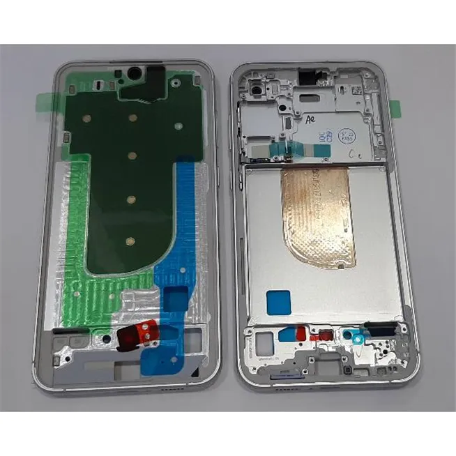 Carcasa central o marco plata para Samsung Galaxy S23 FE SM-S711 GH82-32857B Service Pack