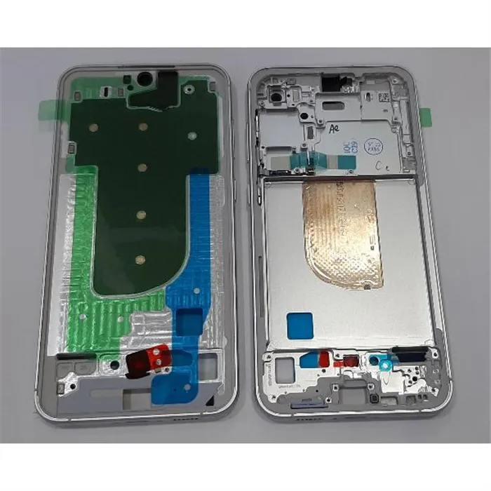 Carcasa central o marco plata para Samsung Galaxy S23 FE SM-S711 GH82-32857B Service Pack