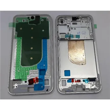 Carcasa central o marco plata para Samsung Galaxy S23 FE SM-S711 GH82-32857B Service Pack