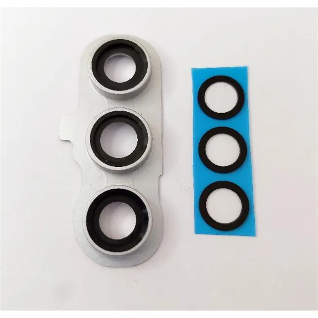 Lente de camara con marco blanco para Samsung Galaxy S23 FE S711 calidad premium