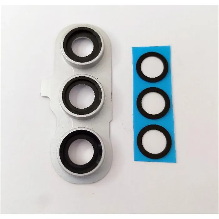 Lente de camara con marco blanco para Samsung Galaxy S23 FE S711 calidad premium