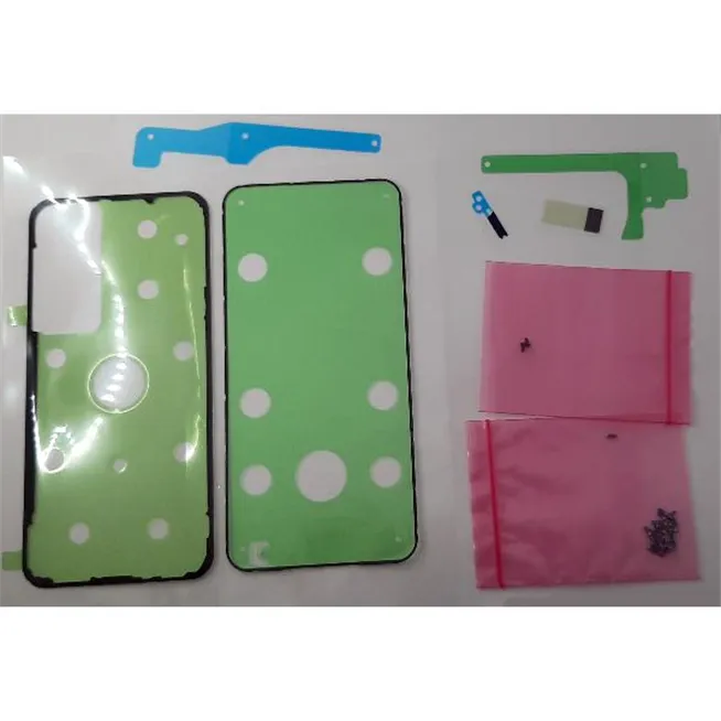 Set adhesivos precortados para Samsung Galaxy S23 FE SM-S711 GH82-33170A Service Pack