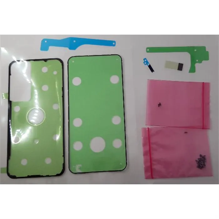 Set adhesivos precortados para Samsung Galaxy S23 FE SM-S711 GH82-33170A Service Pack