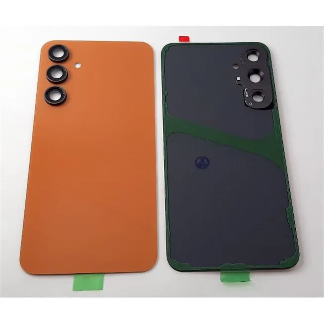 Tapa trasera o tapa bateria naranja para Samsung Galaxy S23 FE SM-S711 mas cubierta camara