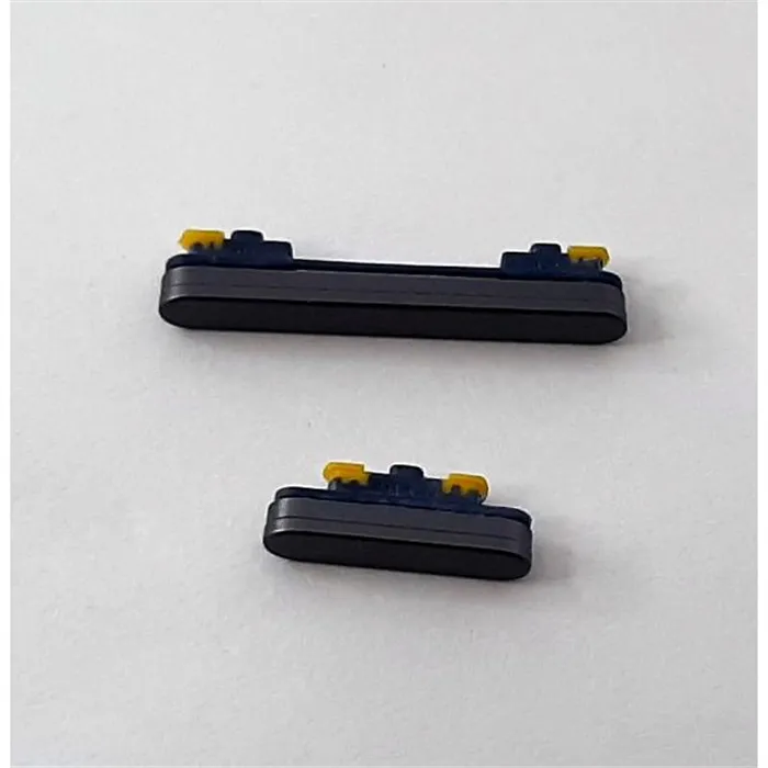 Set 2 botones grises para Samsung Galaxy S23 FE SM-S711 calidad premium