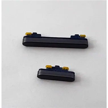 Set 2 botones grises para Samsung Galaxy S23 FE SM-S711 calidad premium
